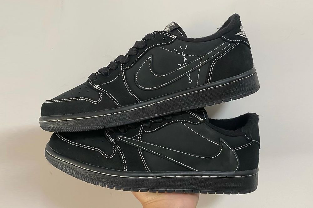 Jordan 1 Retro Low OG Travis Scott Black Phantom