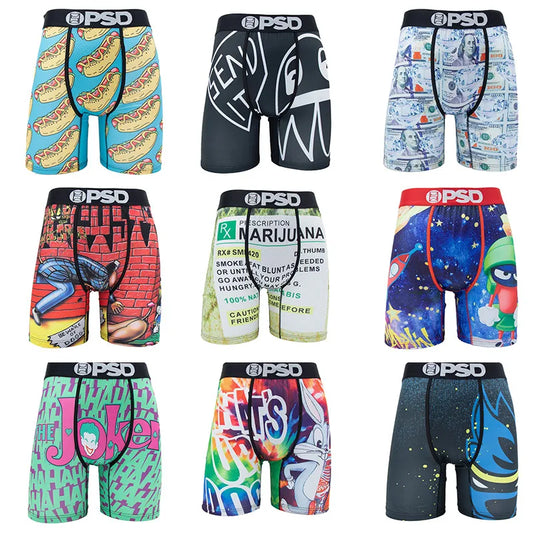 PSD Mens Designer Boxer Underwear
